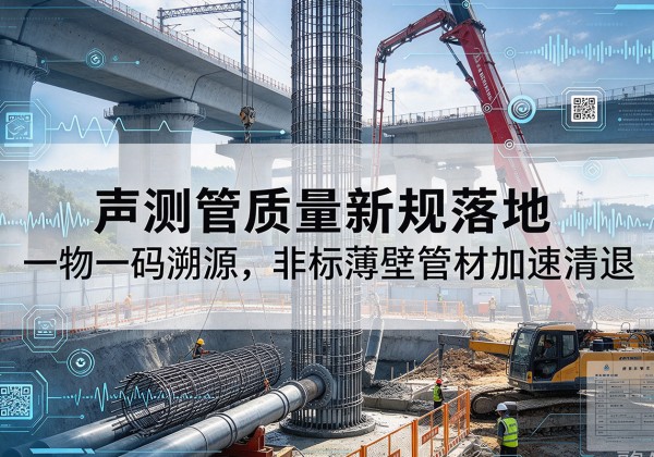 哈巴河声测管质量新规落地，一物一码溯源，非标薄壁管材加速清退