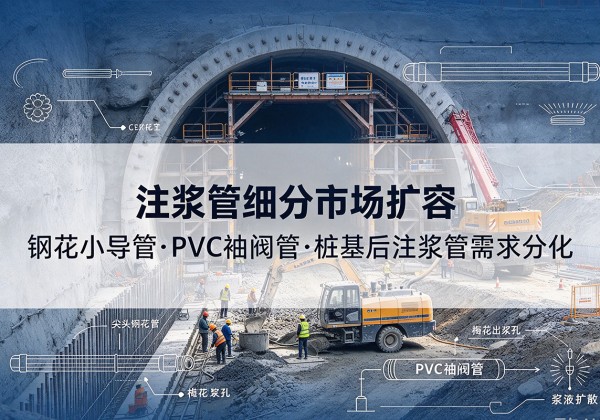 哈巴河注浆管细分市场扩容，隧道钢花小导管、PVC 袖阀管、桩基后注浆管需求分化